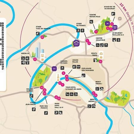Bel Appartement 3Mn A Pied De La Gare Et 10Mn De Paris Argenteuil Kültér fotó