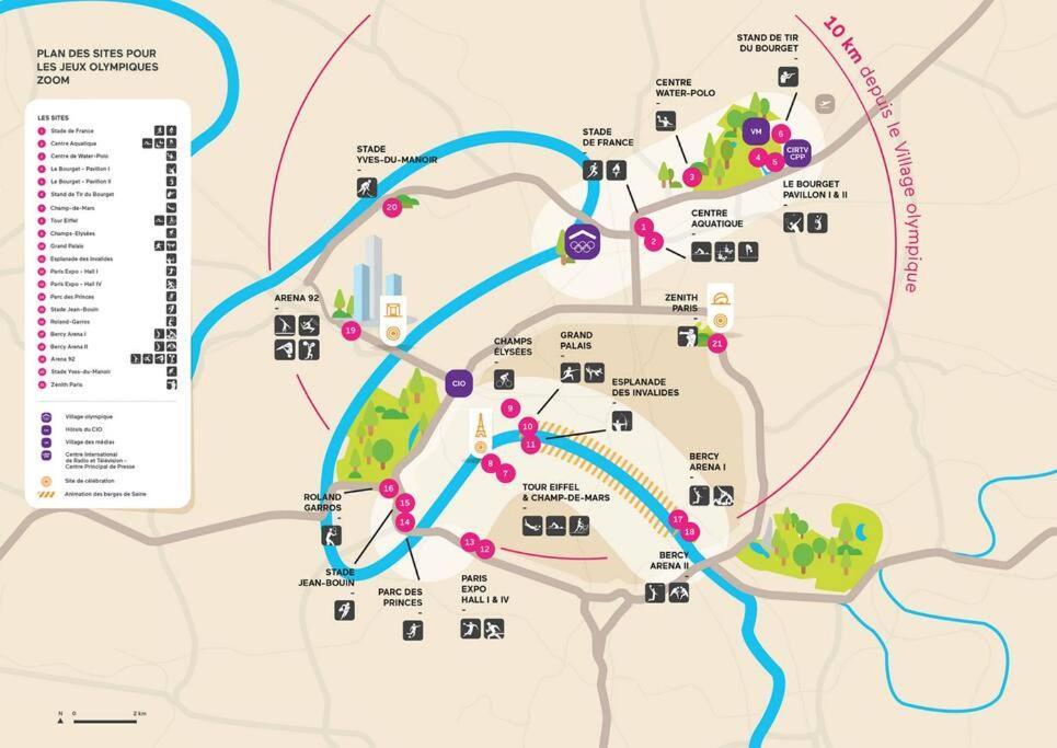 Bel Appartement 3Mn A Pied De La Gare Et 10Mn De Paris Argenteuil Kültér fotó